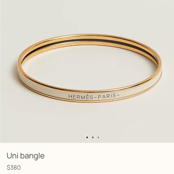 Hermes White Uni Bracelet - Picture 5 of 6